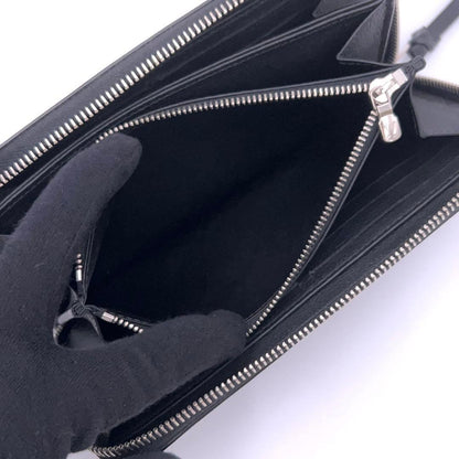 Louis Vuitton Zippy Lockme Wallet Black — view 6