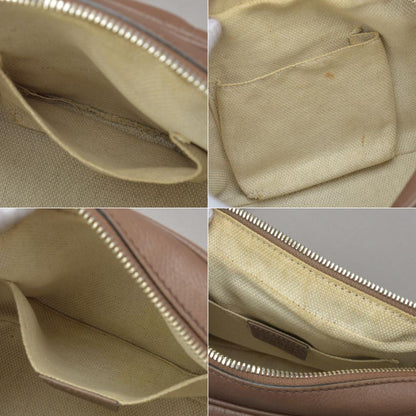 Gucci◇ Gucci Soho Shoulder Bag Double G Leather Brown Bag