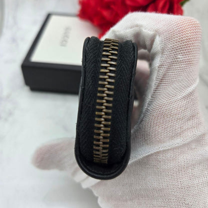 Gucci Key Case Coin GG Marmont Quilted Black Key Holder — view 9