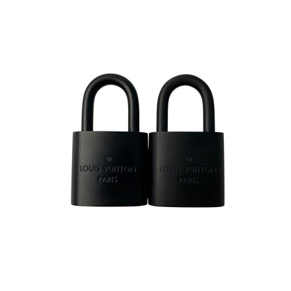Louis Vuitton Padlock 2 Piece Set #667 #663 Matte Black