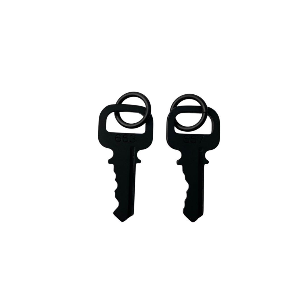 Louis Vuitton Padlock 2 Piece Set #667 #663 Matte Black
