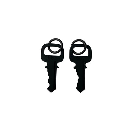 Louis Vuitton Padlock 2 Piece Set #667 #663 Matte Black