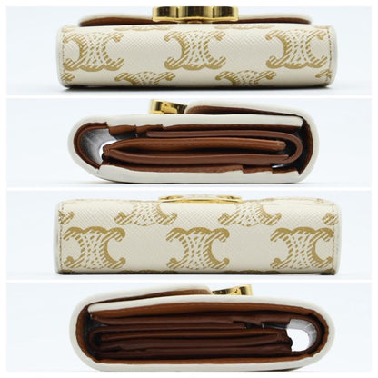 Celine Small Flap Wallet Trifold Triomphe — view 8