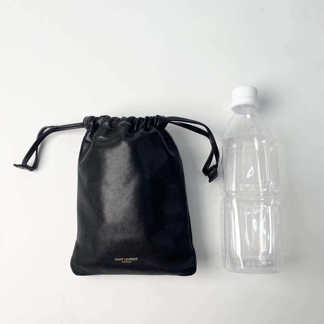 Saint Laurent Mini Chain Shoulder Bag Black
