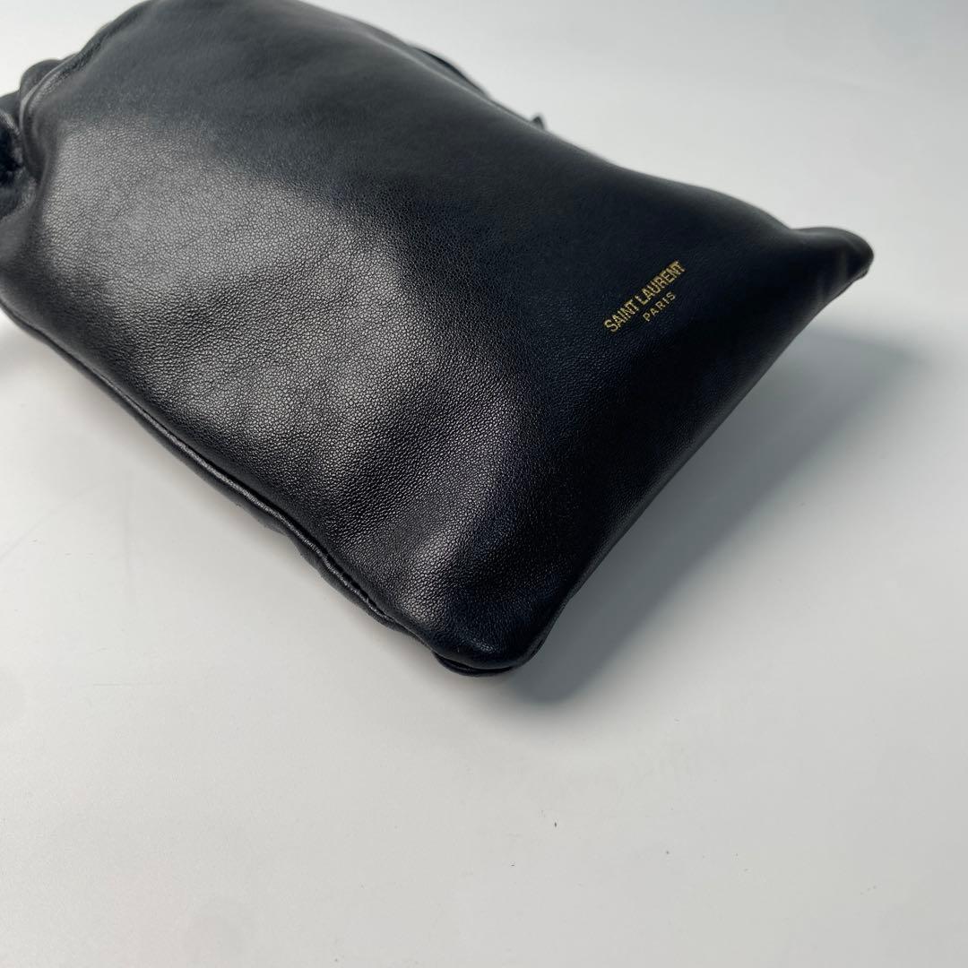 Saint Laurent Mini Chain Shoulder Bag Black