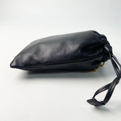 Saint Laurent Mini Chain Shoulder Bag Black