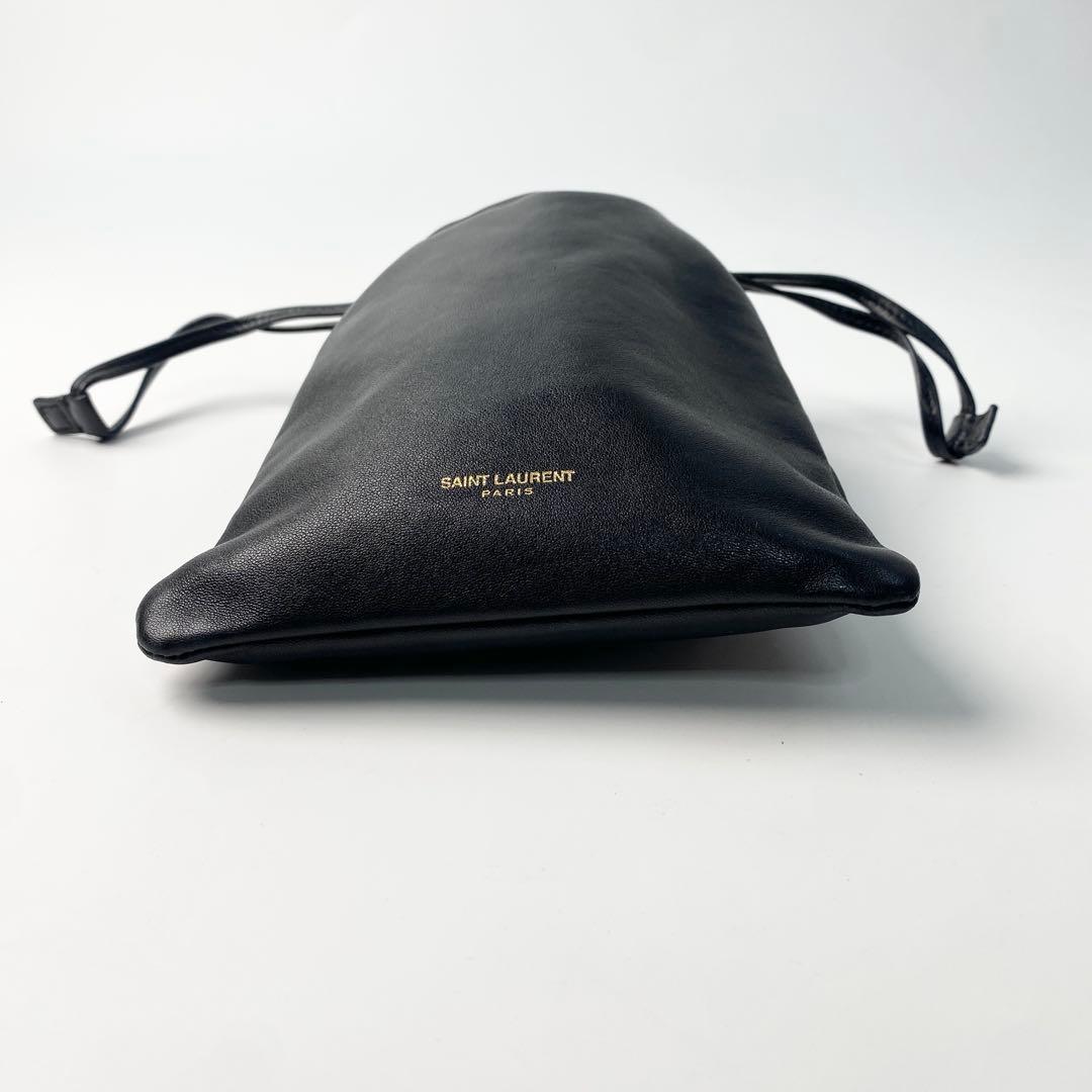 Saint Laurent Mini Chain Shoulder Bag Black