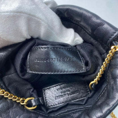 Saint Laurent Mini Chain Shoulder Bag Black