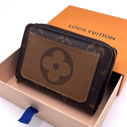 Louis Vuitton Box Monogram Reverse Portefeuille Bifold Wallet