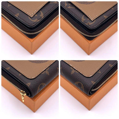 Louis Vuitton Box Monogram Reverse Portefeuille Bifold Wallet — view 7