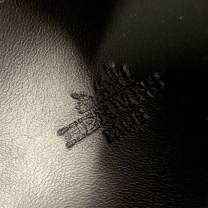 Unused Hermes Hanky ​​leather Studded High Cut Sneakers Black