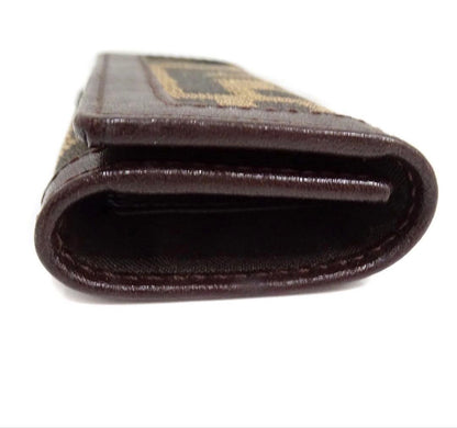 Fendi Zucca Pattern Quadruple Strand Key Case Key Holder — view 5
