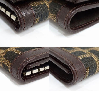 Fendi Zucca Pattern Quadruple Strand Key Case Key Holder — view 6