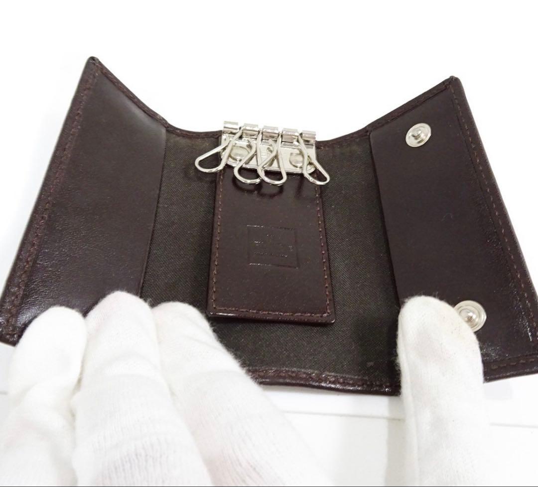 Fendi Zucca Pattern Quadruple Strand Key Case Key Holder — view 7