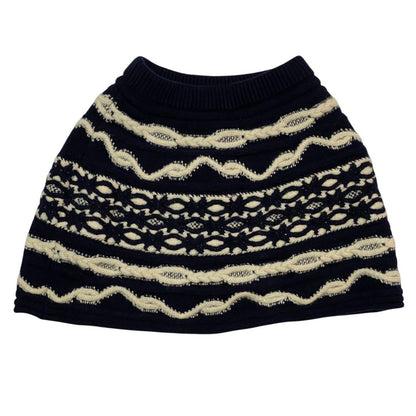 Chanel Knit Skirt Cashmere Wool #38 P59177