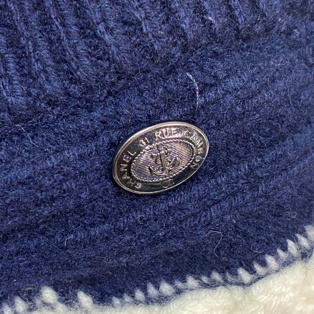 Chanel Knit Skirt Cashmere Wool #38 P59177