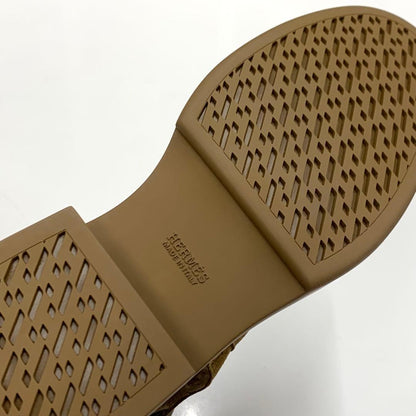 Hermes Veo Suede Kelly Hardware Shearling Boots Brown