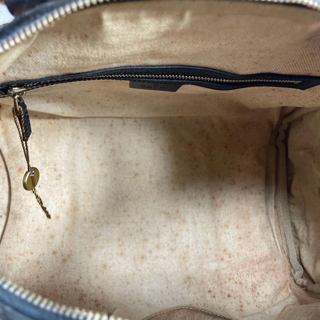 Gucci GG Sherry Line Boston Bag 2-Way Navy — view 5