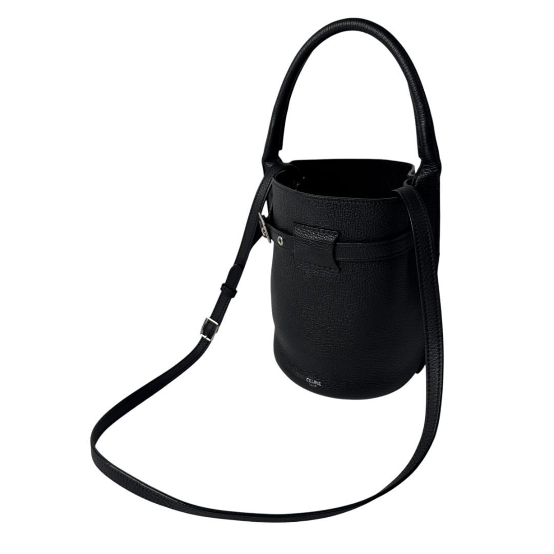 Celine Big Bag Bucket Nano Black Leather 2-Way — view 5