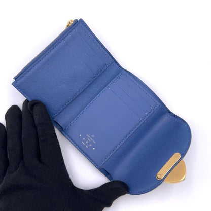 Louis Vuitton Denim Victorine Trifold Wallet Remix Blue — view 3