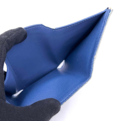 Louis Vuitton Denim Victorine Trifold Wallet Remix Blue — view 4