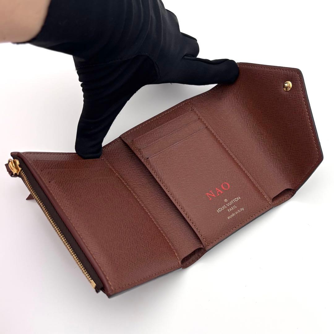 Louis Vuitton Monogram Portefeuille Victorine Trifold Wallet — view 4
