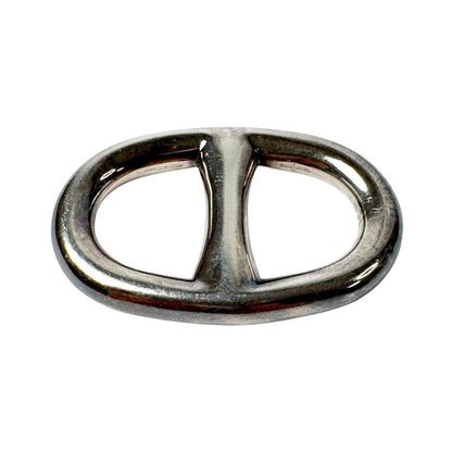 Hermes Chaine D'Ancre Scarf Ring Silver — view 4