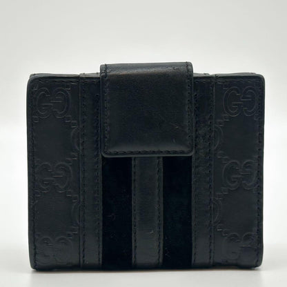 Gucci Era Suede Bifold GG Guccissima Compact Wallet — view 3