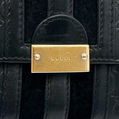 Gucci Era Suede Bifold GG Guccissima Compact Wallet — view 8