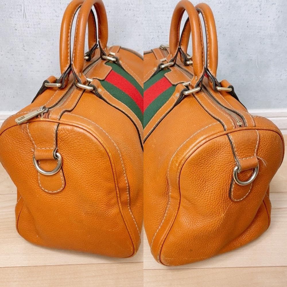 Gucci Sherry Line 2-Way Boston Bag Leather — view 4