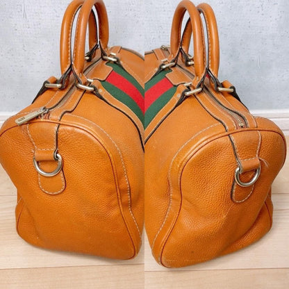 Gucci Sherry Line 2-Way Boston Bag Leather — view 4
