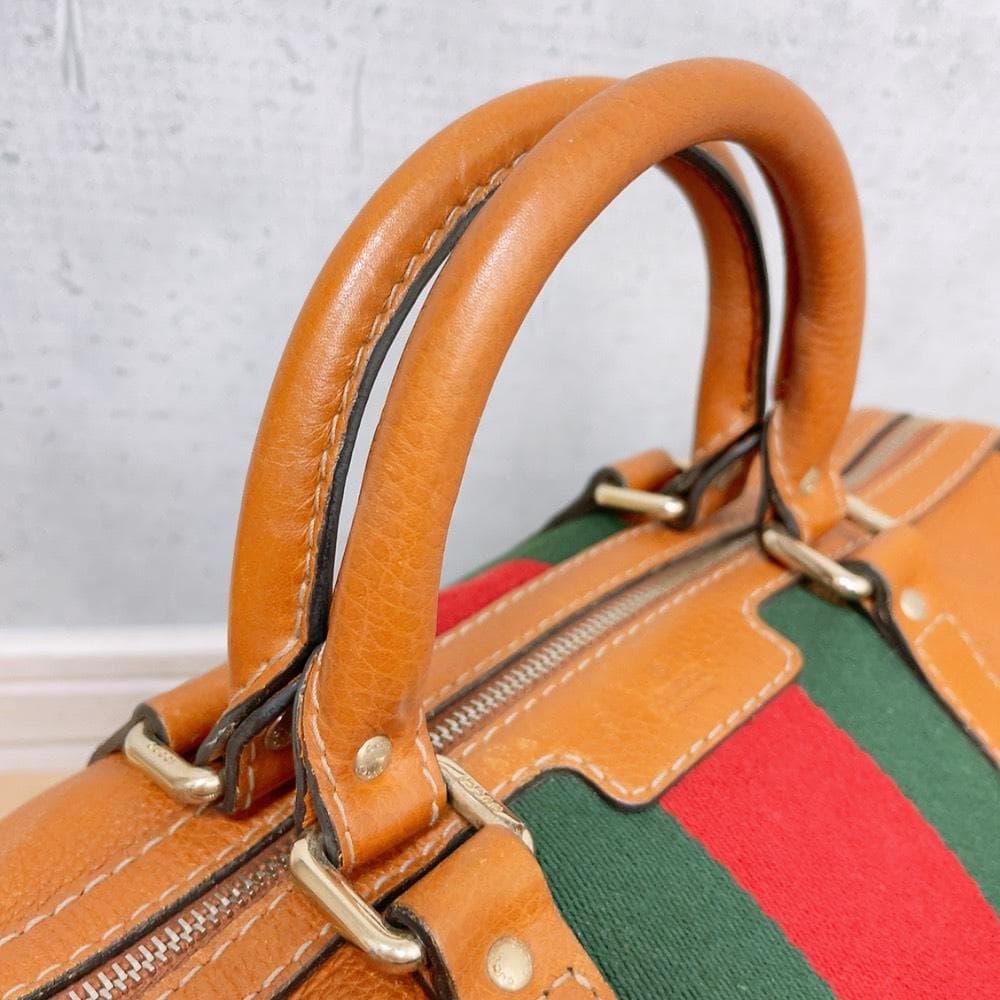 Gucci Sherry Line 2-Way Boston Bag Leather — view 7