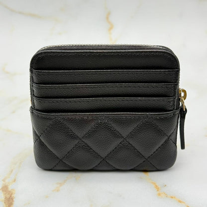 Chanel Caviar Leather Quilted Fragment Case Card Holder — view 5