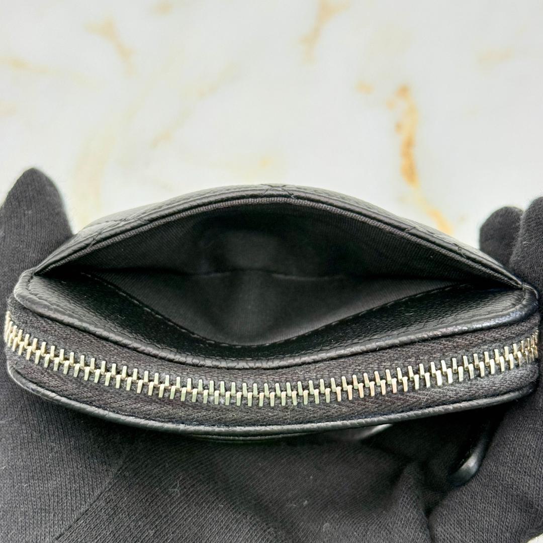 Chanel Caviar Leather Quilted Fragment Case Card Holder — view 8