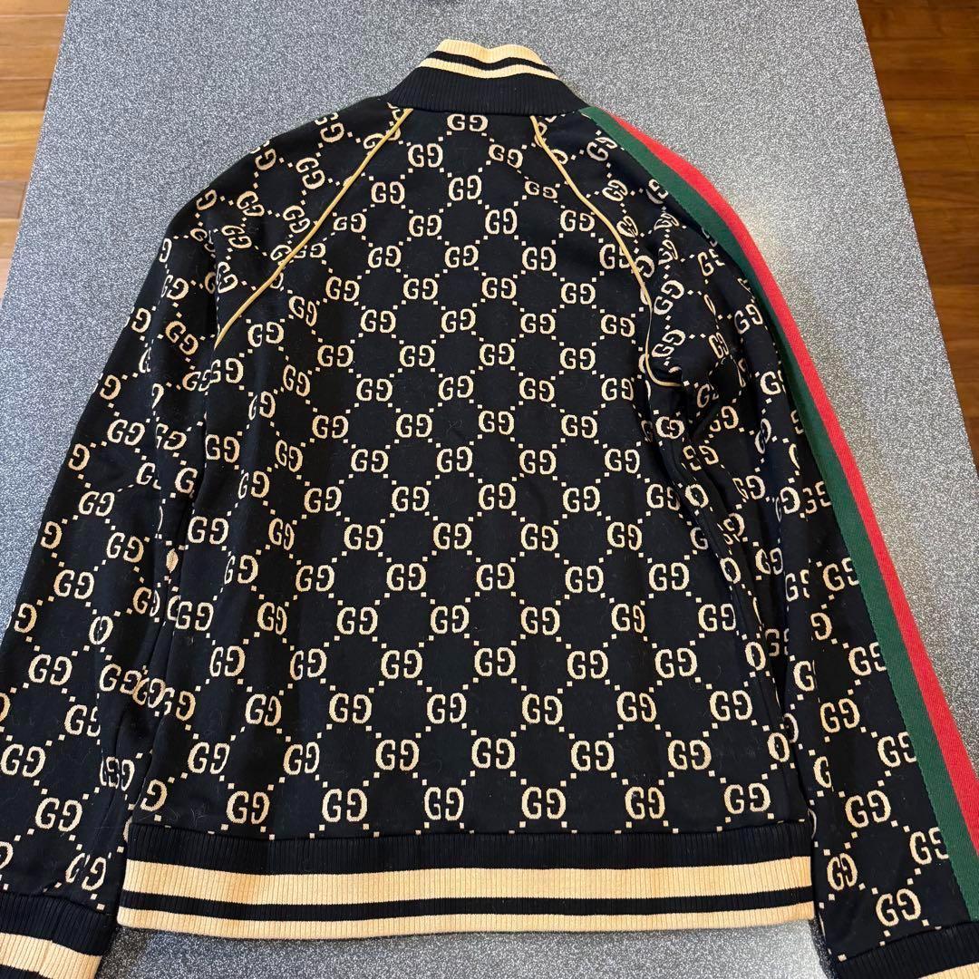 Gucci Jersey GG Pattern Track Jacket Sherry Line Recent Tags