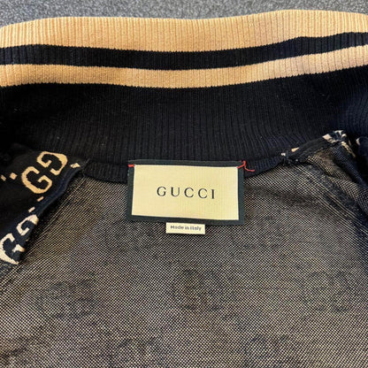 Gucci Jersey GG Pattern Track Jacket Sherry Line Recent Tags