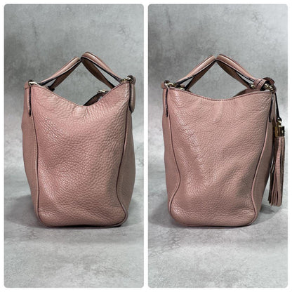 Gucci Soho 2-Way Shoulder Bag Hand Pink Leather — view 7