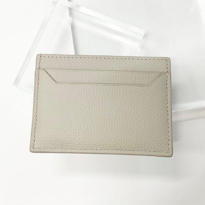 Loewe Calfskin Anagram Logo Card Case Beige — view 3