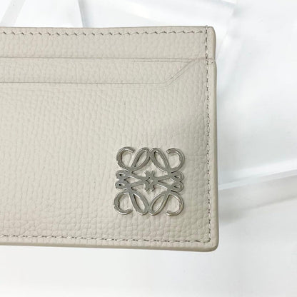 Loewe Calfskin Anagram Logo Card Case Beige — view 4