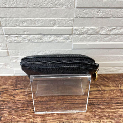 Chanel Caviar Leather CC Logo Coin Case Wallet Black — view 3