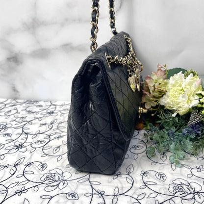 Chanel Double Flap Quilted Valentine Bag — view 6