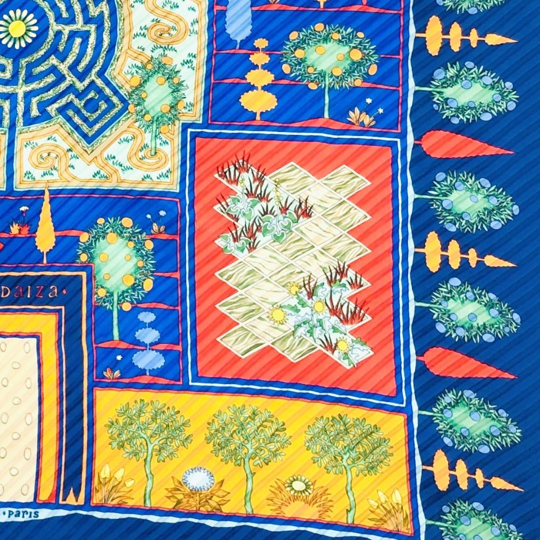 Hermes Carrée Plissé Paradise Pleated Scarf Without Tags