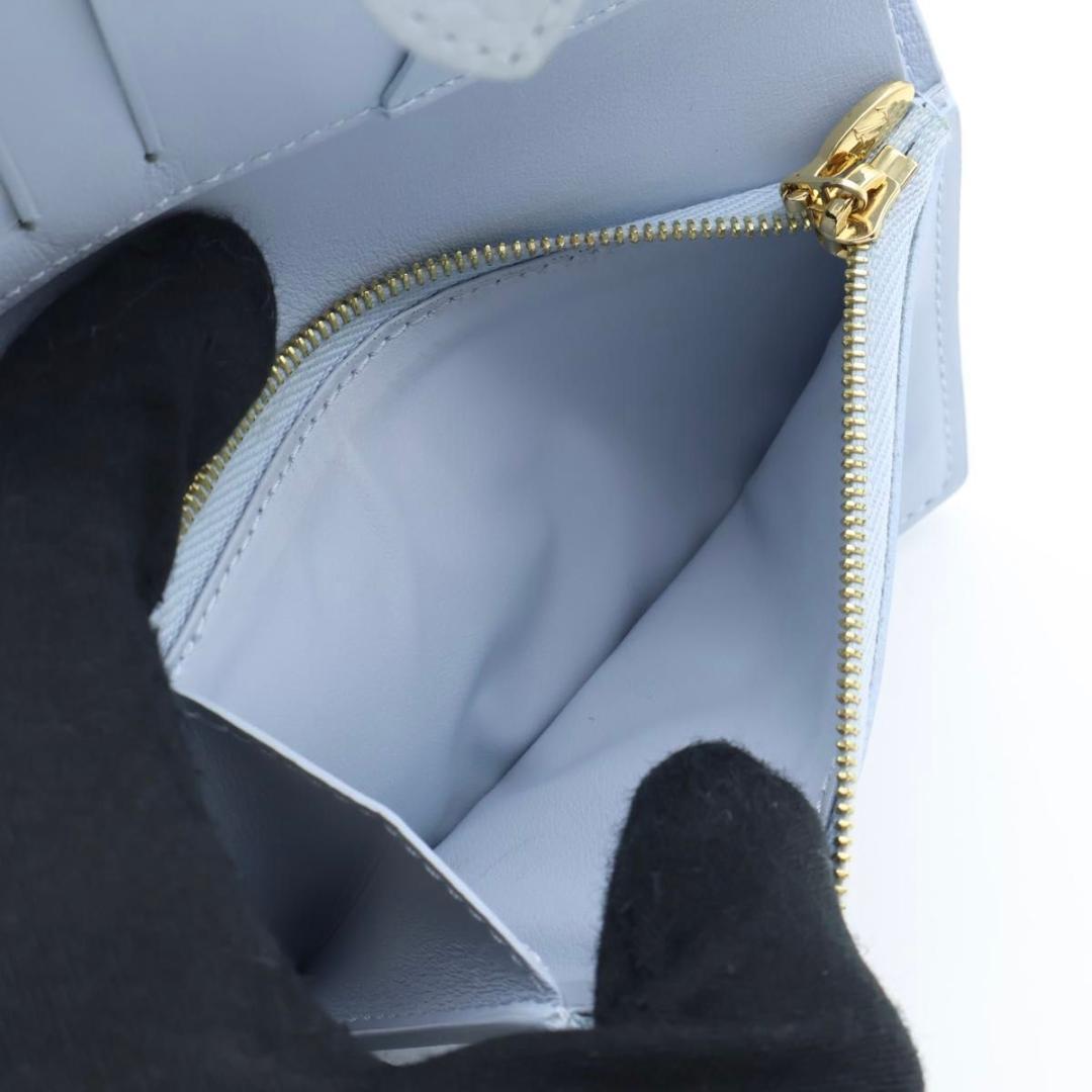 Louis Vuitton Vertical Wallet Compact Light Blue Taurillon — view 4