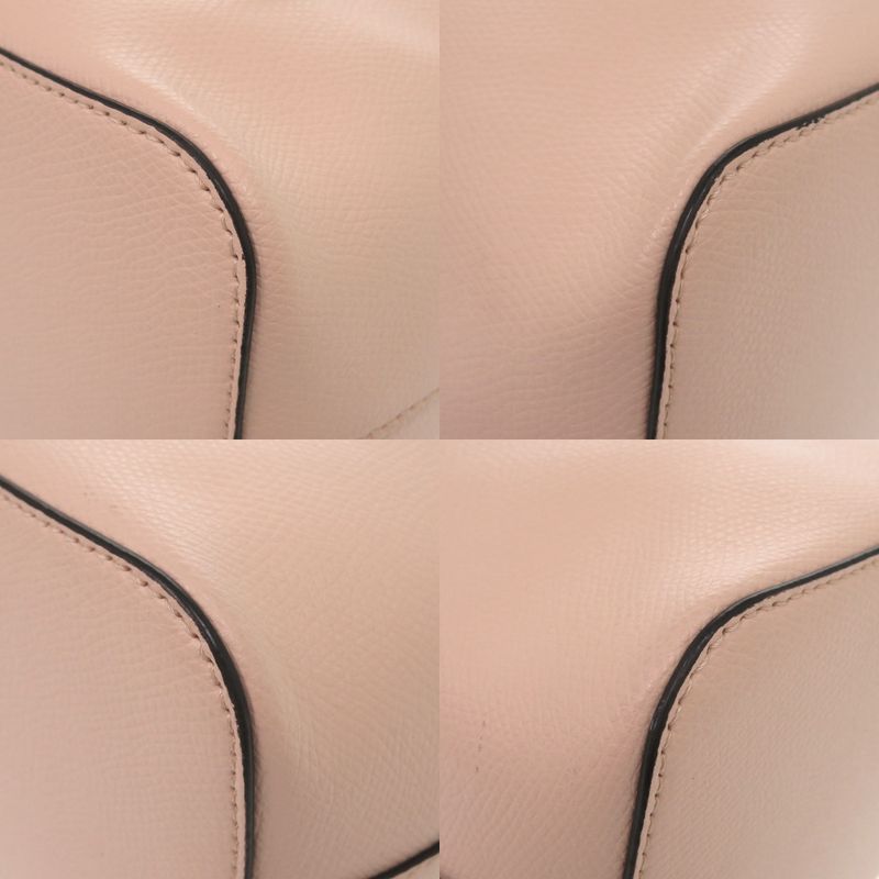 Fendi Montresor Mini 8bs010 Leather Pink 2way Handbag 0267 Fendi