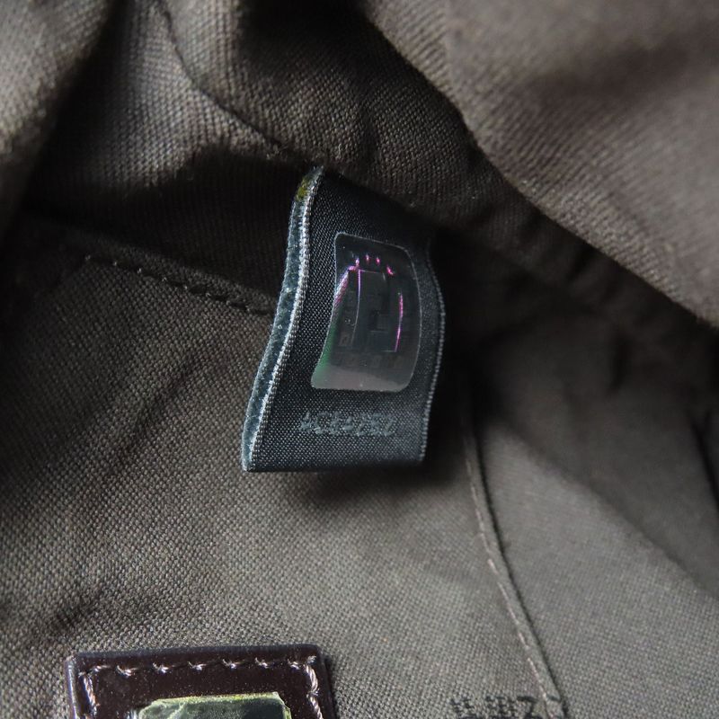 Fendi Zucca Pattern Shoulder Bag Canvas Women