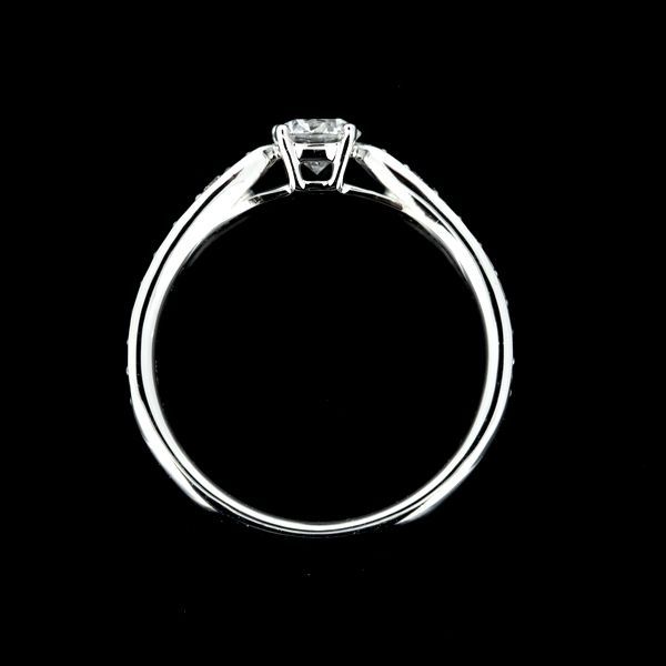 Tiffany & Co Harmony 030ct F-vs1-3ex Diamond Ring Pt950