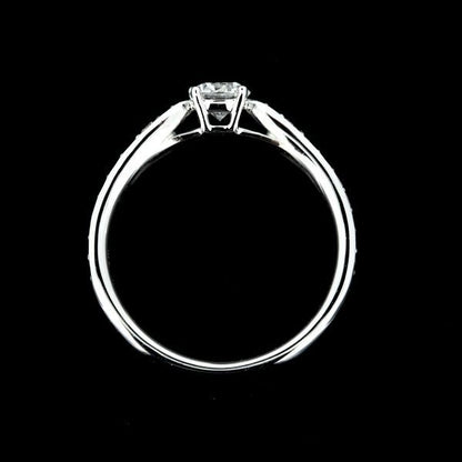 Tiffany & Co Harmony 030ct F-vs1-3ex Diamond Ring Pt950