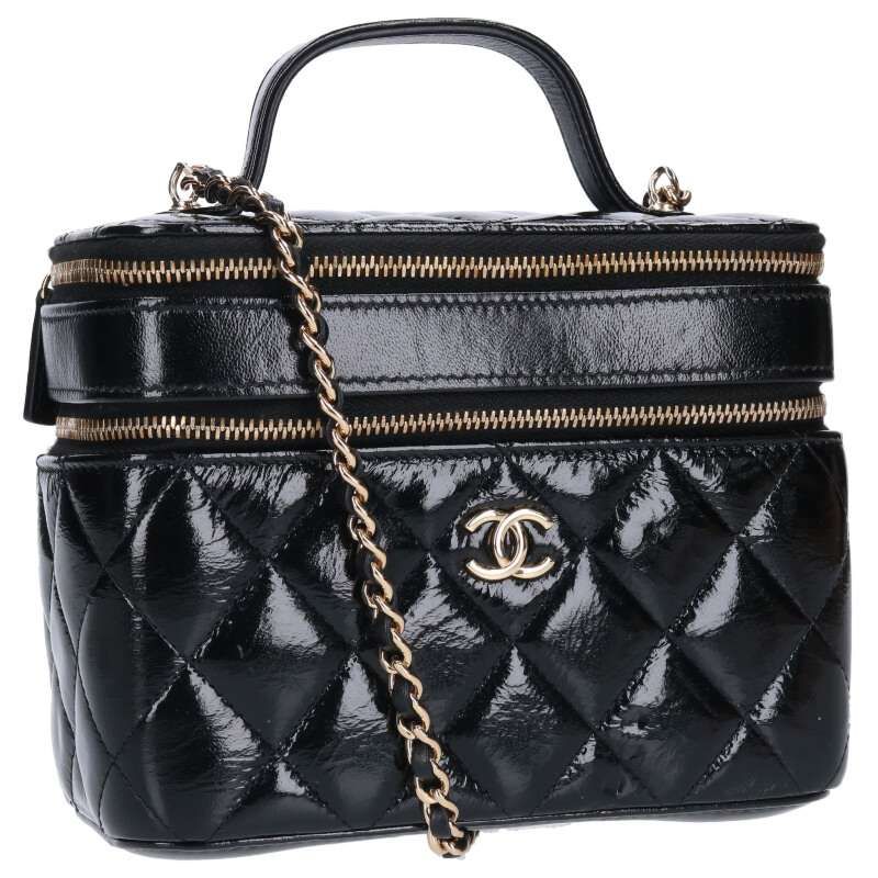 Chanel Matelasse Vanity Quilted Shoulder Bag For Men