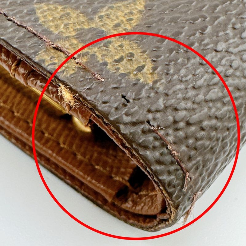 Louis Vuitton M61663 Monogram Wallet With Credit Card Pocket Porte Monet Vieux