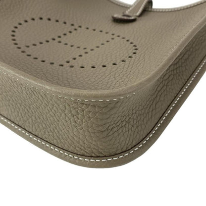 Hermes Shoulder Bag Evelyn Tpmamazon Etoupe × Blue Indigo Gold Hardware